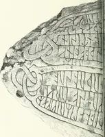 An illustration from De danske runemindesmaerker, forklarede (1864)