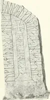 An illustration from De danske runemindesmaerker, forklarede (1864)
