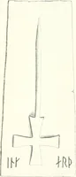 An illustration from De danske runemindesmaerker, forklarede (1864)
