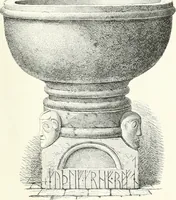 An illustration from De danske runemindesmaerker, forklarede (1864)