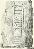 An illustration from De danske runemindesmaerker, forklarede (1864)
