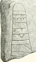 An illustration from De danske runemindesmaerker, forklarede (1864)