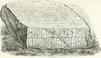 Picture 24 of 91 from De danske runemindesmaerker, forklarede (1864), leaf 76