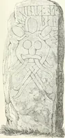 An illustration from De danske runemindesmaerker, forklarede (1864)