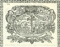 An illustration from Pacis aqvilam inter et lilia initae elogia (1660)