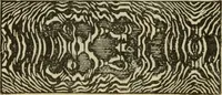 An illustration from The painters' encyclopædia. Containing definitions of all important words in the art of plain and artistic painting, with details of practice in coach, carriage, railway car, house, sign and ornamental painting, including graining, marbling ... and valuable hints and helps in scene painting, porcelain painting, plain painting, distemper painting, and all work in which a brush, pencil or palette is used (1887)