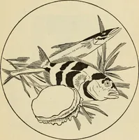 An illustration from The painters' encyclopædia. Containing definitions of all important words in the art of plain and artistic painting, with details of practice in coach, carriage, railway car, house, sign and ornamental painting, including graining, marbling ... and valuable hints and helps in scene painting, porcelain painting, plain painting, distemper painting, and all work in which a brush, pencil or palette is used (1887)