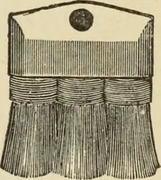 An illustration from The painters' encyclopædia. Containing definitions of all important words in the art of plain and artistic painting, with details of practice in coach, carriage, railway car, house, sign and ornamental painting, including graining, marbling ... and valuable hints and helps in scene painting, porcelain painting, plain painting, distemper painting, and all work in which a brush, pencil or palette is used (1887)