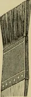 An illustration from The painters' encyclopædia. Containing definitions of all important words in the art of plain and artistic painting, with details of practice in coach, carriage, railway car, house, sign and ornamental painting, including graining, marbling ... and valuable hints and helps in scene painting, porcelain painting, plain painting, distemper painting, and all work in which a brush, pencil or palette is used (1887)