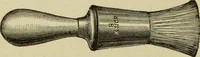 An illustration from The painters' encyclopædia. Containing definitions of all important words in the art of plain and artistic painting, with details of practice in coach, carriage, railway car, house, sign and ornamental painting, including graining, marbling ... and valuable hints and helps in scene painting, porcelain painting, plain painting, distemper painting, and all work in which a brush, pencil or palette is used (1887)