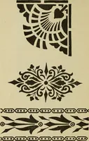 An illustration from The painters' encyclopædia. Containing definitions of all important words in the art of plain and artistic painting, with details of practice in coach, carriage, railway car, house, sign and ornamental painting, including graining, marbling ... and valuable hints and helps in scene painting, porcelain painting, plain painting, distemper painting, and all work in which a brush, pencil or palette is used (1887)