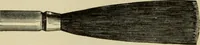 An illustration from The painters' encyclopædia. Containing definitions of all important words in the art of plain and artistic painting, with details of practice in coach, carriage, railway car, house, sign and ornamental painting, including graining, marbling ... and valuable hints and helps in scene painting, porcelain painting, plain painting, distemper painting, and all work in which a brush, pencil or palette is used (1887)