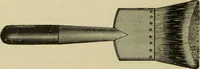 An illustration from The painters' encyclopædia. Containing definitions of all important words in the art of plain and artistic painting, with details of practice in coach, carriage, railway car, house, sign and ornamental painting, including graining, marbling ... and valuable hints and helps in scene painting, porcelain painting, plain painting, distemper painting, and all work in which a brush, pencil or palette is used (1887)