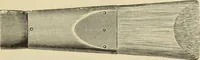 An illustration from The painters' encyclopædia. Containing definitions of all important words in the art of plain and artistic painting, with details of practice in coach, carriage, railway car, house, sign and ornamental painting, including graining, marbling ... and valuable hints and helps in scene painting, porcelain painting, plain painting, distemper painting, and all work in which a brush, pencil or palette is used (1887)