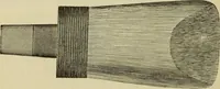 An illustration from The painters' encyclopædia. Containing definitions of all important words in the art of plain and artistic painting, with details of practice in coach, carriage, railway car, house, sign and ornamental painting, including graining, marbling ... and valuable hints and helps in scene painting, porcelain painting, plain painting, distemper painting, and all work in which a brush, pencil or palette is used (1887)
