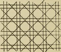 An illustration from The painters' encyclopædia. Containing definitions of all important words in the art of plain and artistic painting, with details of practice in coach, carriage, railway car, house, sign and ornamental painting, including graining, marbling ... and valuable hints and helps in scene painting, porcelain painting, plain painting, distemper painting, and all work in which a brush, pencil or palette is used (1887)