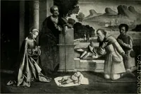 An illustration from The painters of the school of Ferrara (1911)