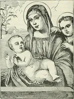 An illustration from Painters, sculptors, architects, engravers and their works : a handbook (1901)