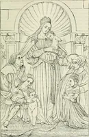 An illustration from Painters, sculptors, architects, engravers and their works : a handbook (1901)