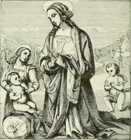 An illustration from Painters, sculptors, architects, engravers and their works : a handbook (1901)