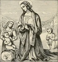 An illustration from Painters, sculptors, architects, engravers, and their works : a handbook (1875)