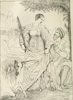 An illustration from Painters, sculptors, architects, engravers, and their works ; a handbook (1876)