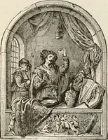 An illustration from Painters, sculptors, architects, engravers, and their works ; a handbook (1876)