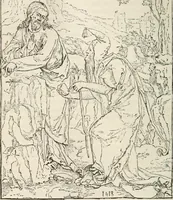 An illustration from Painters, sculptors, architects, engravers, and their works ; a handbook (1876)