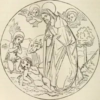 An illustration from Painters, sculptors, architects, engravers, and their works ; a handbook (1876)