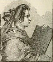 An illustration from Painters, sculptors, architects, engravers, and their works ; a handbook (1876)