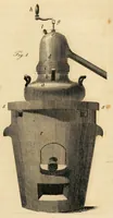 An illustration from The painter and varnisher's guide, or, A treatise, both in theory and practice, on the art of making and applying varnishes, on the different kinds of painting ; and on the method of preparing colours both simple and compound ... (1804)