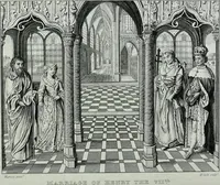 An illustration from Anecdotes of painting in England : with some account of the principal artists, and incidental notes on other arts (1826)