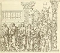 An illustration from A history of painting in north Italy : Venice, Padua, Vicenza, Verona, Ferrara, Milan, Friuli, Brescia, from the fourteenth to the sixteenth century : drawn up from fresh materials after recent researches in the archives of Italy, and from personal inspection of the works of art scattered throughout Europe (1871)