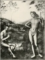 An illustration from Paintings of the Louvre, Italian and Spanish (1905)