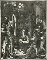 An illustration from Paintings of the Louvre, Italian and Spanish (1905)