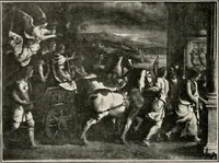 An illustration from Paintings of the Louvre, Italian and Spanish (1905)