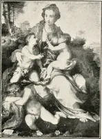 An illustration from Paintings of the Louvre, Italian and Spanish (1905)