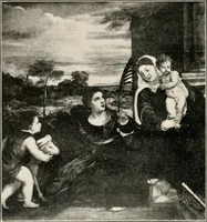 An illustration from Paintings of the Louvre, Italian and Spanish (1905)