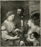 An illustration from Paintings of the Louvre, Italian and Spanish (1905)