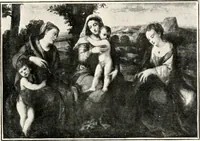 An illustration from Paintings of the Louvre, Italian and Spanish (1905)
