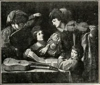 An illustration from Paintings of the Louvre, Italian and Spanish (1905)