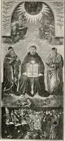 An illustration from Paintings of the Louvre, Italian and Spanish (1905)
