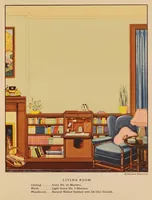 An illustration from [Paints for interior decorations] : Benjamin Moore & Co (1930)