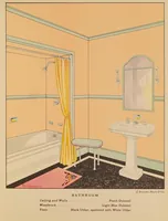 An illustration from [Paints for interior decorations] : Benjamin Moore & Co (1930)
