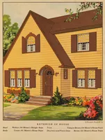 An illustration from [Paints for interior decorations] : Benjamin Moore & Co (1930)