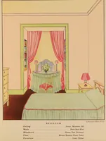 An illustration from [Paints for interior decorations] : Benjamin Moore & Co (1930)