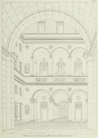 An illustration from Palais, maisons, et autres édifices modernes, dessinés a Rome; : publiés a Paris (1798)