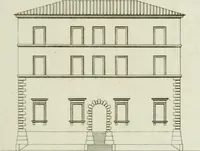 An illustration from Palais, maisons, et autres édifices modernes, dessinés a Rome; : publiés a Paris (1798)