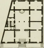 An illustration from Palais, maisons, et autres édifices modernes, dessinés a Rome; : publiés a Paris (1798)