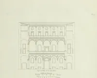 An illustration from Palais, maisons, et autres édifices modernes, dessinés a Rome; : publiés a Paris (1798)